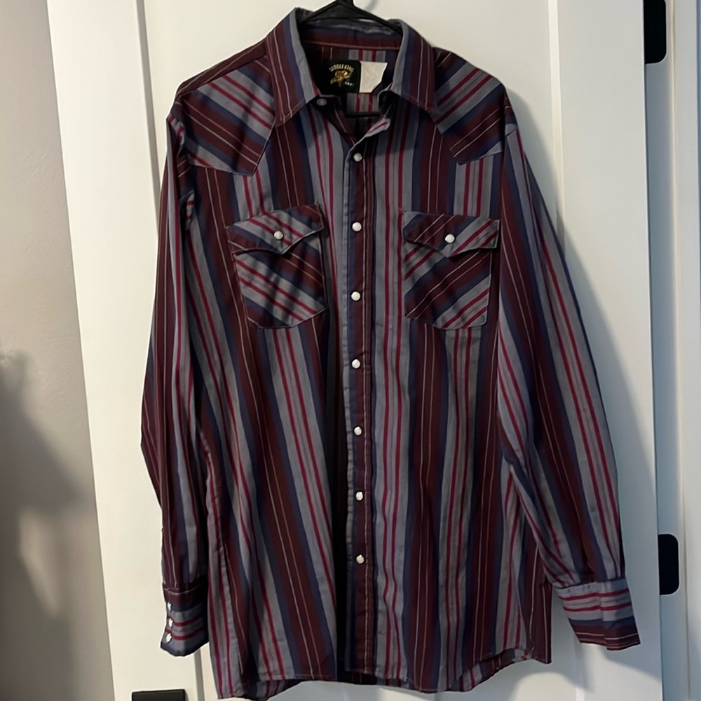 Saddle King Western by Key. Pearl snap men’s shirt